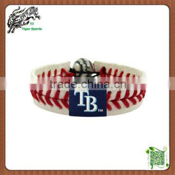 TAMPA BAY RAYS Leather Sports bracelet Handwork Bracelet
