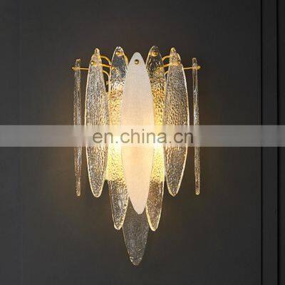 Creative Simple Surface Mounted Wall Light Decor Glass Lighting Home Living Room Wall Lamp