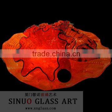 Red Unique Glass Bowls