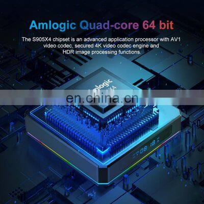 X96 X4 tv Box Android 11 With S905X4 Quad Core 8K Media Player 2.4G 5G Wifi Google AV1 VP9 Smart Set Top Boxes photo-4