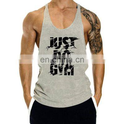 Wholesale Custom Print Logo Fitness Sport Bodybuilding Stringer Workout Tank Top photo-3