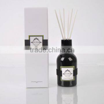 200ml Home Fragrance Aroma Reed Diffuser With Black Glass Bottle SA-2152 photo-2