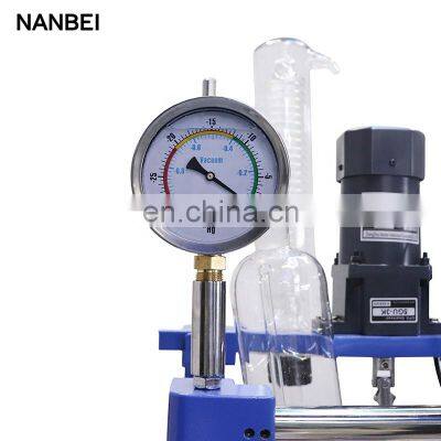 Borosilicate Lab Reaction Double Layer Vacuum Glass Reactor photo-3