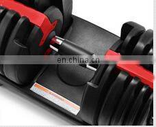 Quick and Intelligent Adjustment Dumbbell Fitness 40kg Equipment Set photo-2
