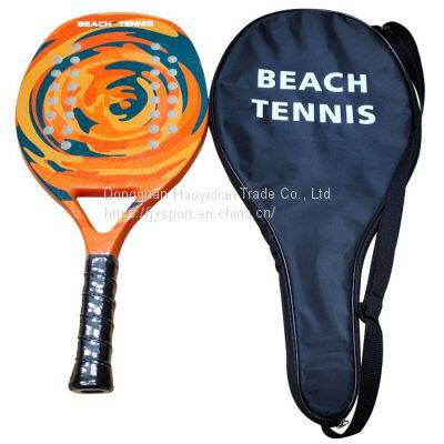 Beach Tennis Racket Carbon Composite Soft EVA Core OEM Brand Custom Logo JYBT-01 photo-4