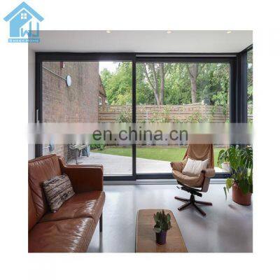 aluminium windows AS2047 automatic triple glass sliding door standard door size