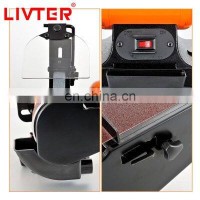 LIVTER 6in Grinding Wheel Belt Integrated Machine Woodworking Bench Grinding Tool Polisher Wire Wheel Cloth Wheel Machine photo-3