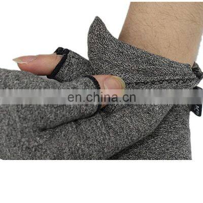 Half Finger Cotton Compression Arthritis Gloves photo-5