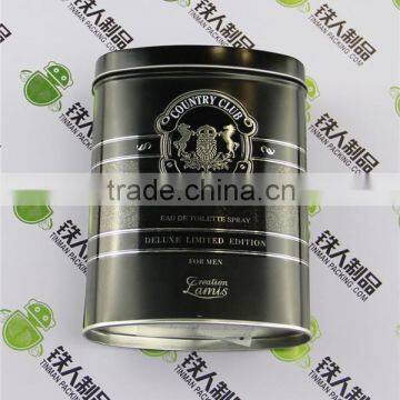 Empty tinplate iron box metal case tea tin