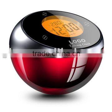 spinning top with seven color table digital talking clock