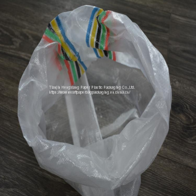 25kg 50kg PP Laminated red Striped Polypropylene Woven Bag for Rice Seed Feed