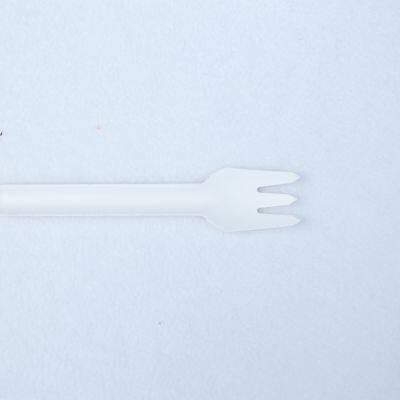 100% Bagasse Dinner Fork Sugarcane Biodegradable Tableware Disposable Bagasse Fork Serving Fork photo-2