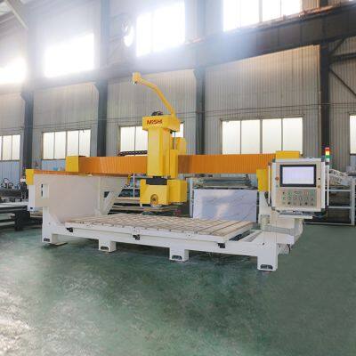 Integrated Mobile Bridge Saw Adopts Microcomputer Control Used Marble Simple Stone Granite Infrared 5 Axis Cnc Cutting Machine photo-2