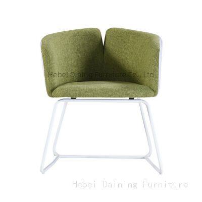 Iron Leg Velvet Armchair DC-F14