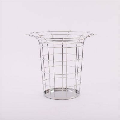 2024 New Arrival Stainless Steel Wire Mesh Barrel Shaped Basket For Home Goods Storage photo-5