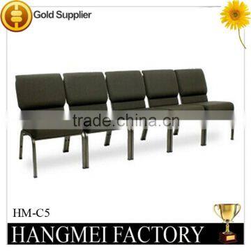 Hot Sale Factory Wholesale Stacking Metal Church Chair HM-C3 photo-4