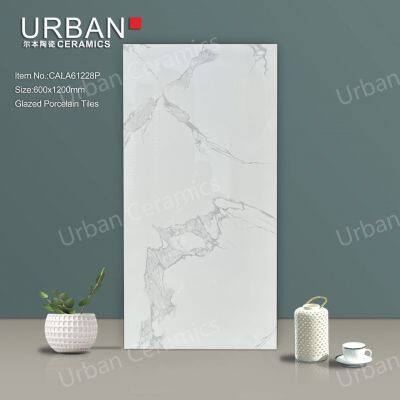 Foshan New Design 600X1200mm Factory Wholesale Ceramic Glossy Glazed Polished Porcelain Floor Wall Tile