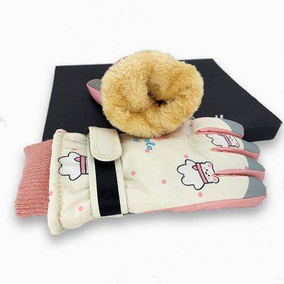 Custom Made Wind Proof Water Proof Children’s Ski Gloves With Custom Logo photo-4