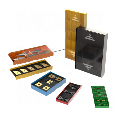 Tungsten Carbide Turning Inserts CNC Cutting Tools Plastic Empty Insert Packing Box with Foam IB Series