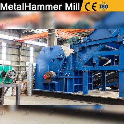 Customized Recycling Machine Metal Crusher Double Shaft Shredder Scrap Metal Hammer Crusher