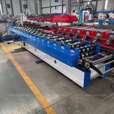 High Speed Steel Roofing Rainwater Collection Gutter Machine Metal Downspout Roll Forming Equipment for Tile Making photo-5