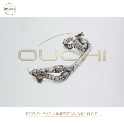 OUCHI SS304 Exhaust System Downpipe Manifold for Subaru Impreza MK10/WRX/Impreza MK10/BRZ TIG Manual Welding High-performance Automotive Exhaust Parts photo-3