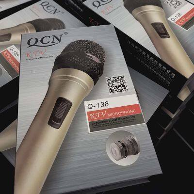 QCN wired microphone Q-138 professional performance microphone with high fidelity sound quality