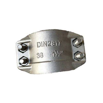 Safety Clamps Din2817 Stainless Steel 304 Safety Pipe Clamps Double Bolt Wide Clamps Hose Clamps High-pressure Hose Clamps photo-5
