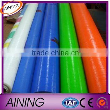 Red Green Blue White Striped PE Tarpaulin Roll