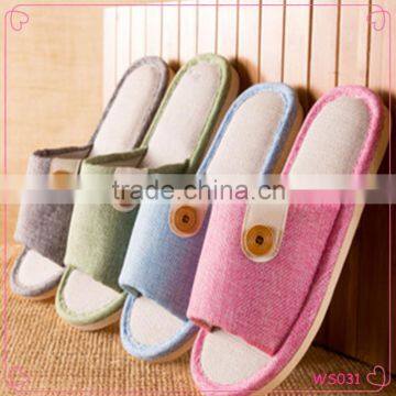 Comfortable design flax slipper couple slipper summer indoor slippers