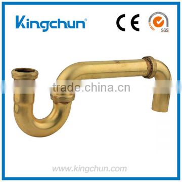 New Style Decorative Original Brass Bottle S-Trap with Elbow