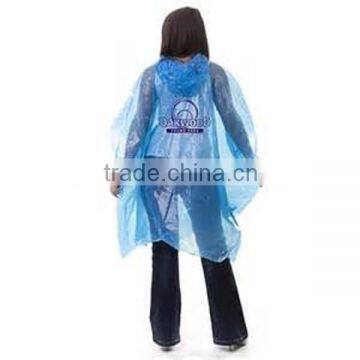 Emergency Logo Disposable Transparent Rain Ponchos Cheap photo-3