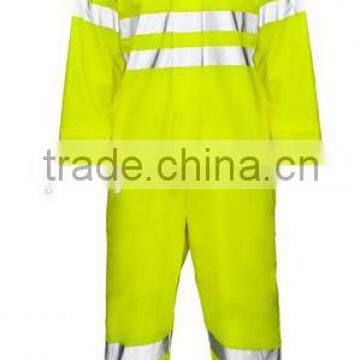 reflective safety yellow work wear