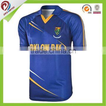 OEM sublimated custom cricket jersey logo design for team                        
                                                Quality Choice