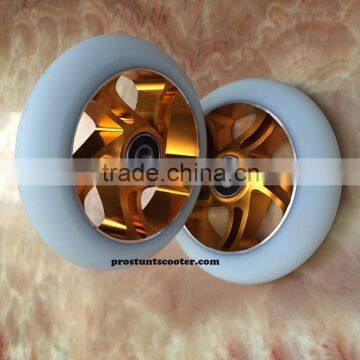 White Scooter Wheels 110 mm for Flavor Scooters