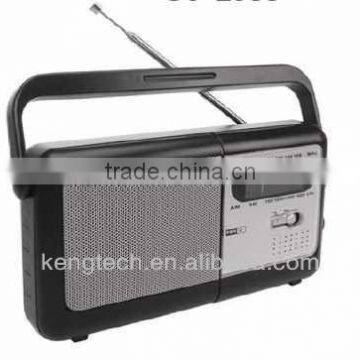 Fashionable Design AC DC AM FM LW Analogue Portable Radio
