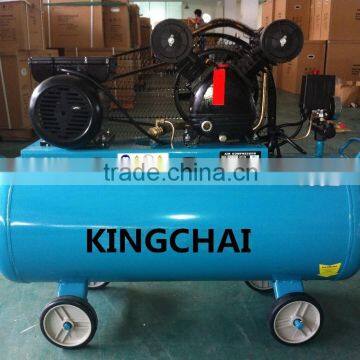 KINGCHAI 100L 200L 300L AC Power air compressor, Belt Driven air compressor
