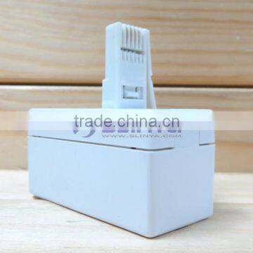 BT 1 Male to Dual Female RJ11 6P4C Plug Telephone Cable Adapter photo-4