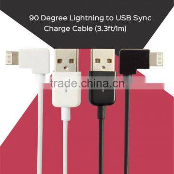 90 Degree MFI 8 Pin Male Data Multi Charge USB Cable photo-4