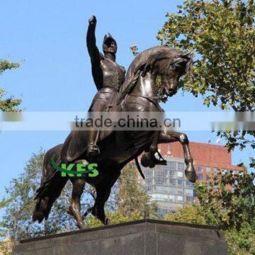 Bronze famous soldier statue of Jose de San Martin