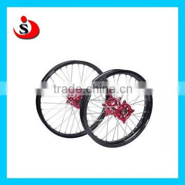 Motorcycle Assembly Wheels For CRF250&450 With Red Hub And Black Rims                        
                                                Quality Choice