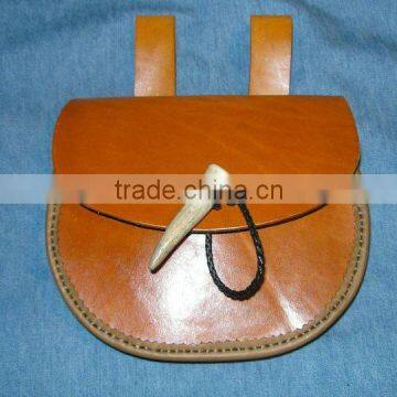 Semi Dress Leather Sporran Pouch Made Of Fine Quality Leather Material