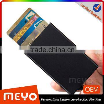 Fashion eject credit metal card holder