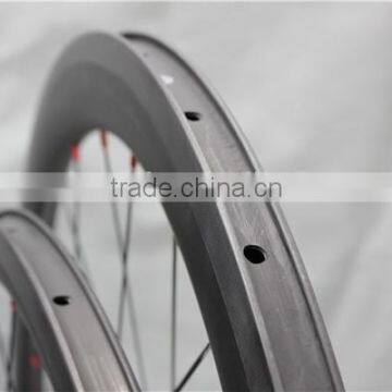 Red Hubs Dor Road Bike Wheels Carbon Bike Wheels UD-matt Clincher Wheels W56C photo-5