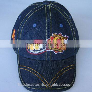 Hot Sell Baseball Cap 2016 High Quality Denim Baseball Cap photo-2