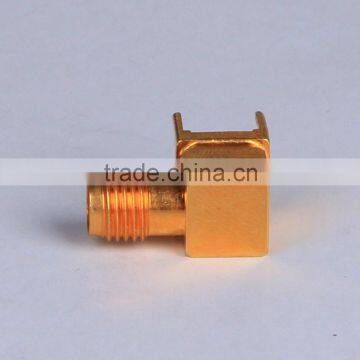 SMA female coaxial connector for PCB