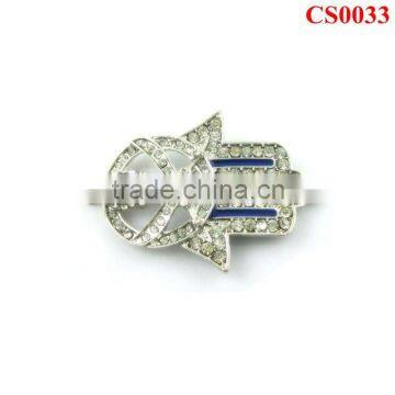 CS0033 Silver Charm Jewelry,diamond pave charm pendant,silver skull head charm