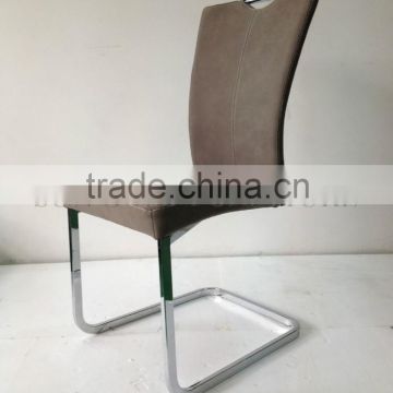 Modern chrome steel leg dining chair (SZ-DC032)