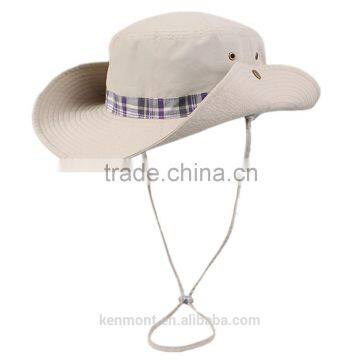 Kenmont caps fashion unique design plain bucket hat wholesale