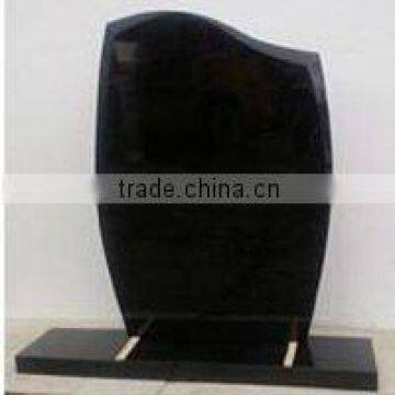 Black Russian Granite Tombstone